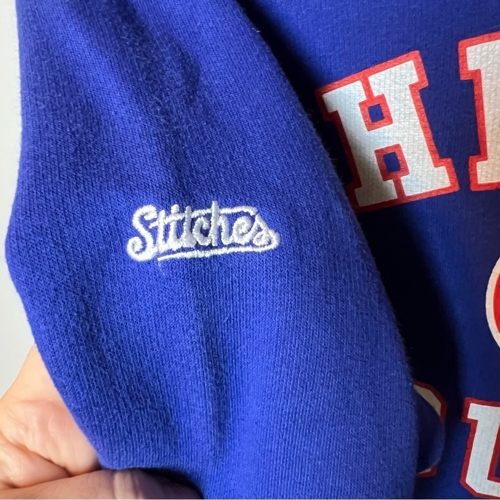 Chicago Cubs Baseball MLB Youth Medium Royal Blue Hoodie Sweatshirt By Stitches - Picture 3 of 6
